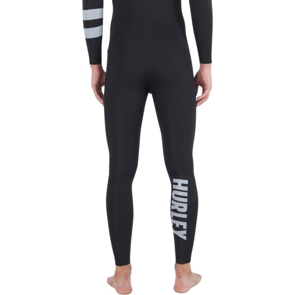 2024 Hurley Da Uomo Advant 3/2mm Chest Zip Muta MFS0013302 - Black